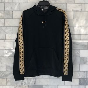 NWT Nike Double Swoosh Logo Tape Hooded Sweatshirt